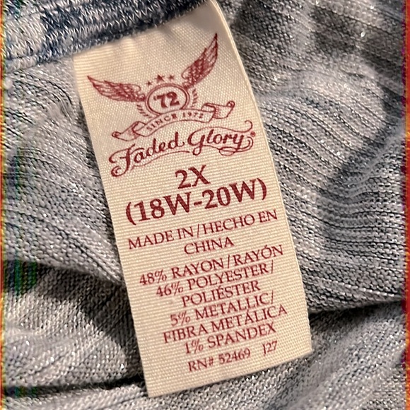 Faded Glory Maternity Light Weight Sweater Open Back - Picture 4 of 6